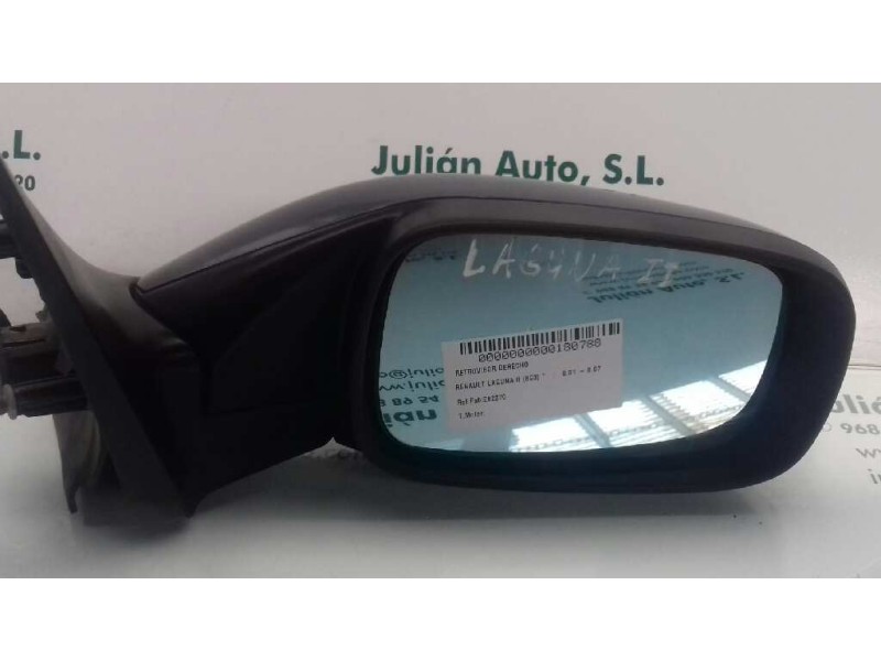 Recambio de retrovisor derecho para renault laguna ii (bg0) referencia OEM IAM 262270  ELECTRICO