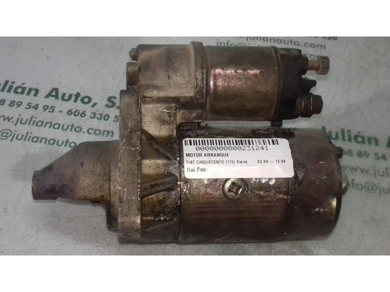 Recambio de motor arranque para fiat cinquecento (170) siena referencia OEM IAM   