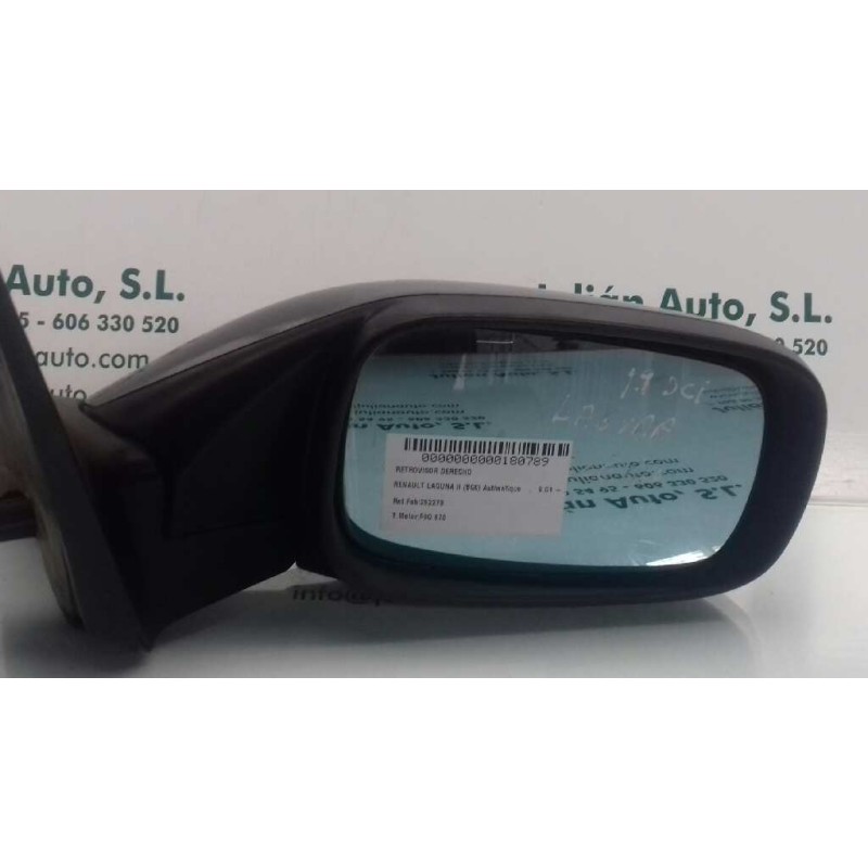 Recambio de retrovisor derecho para renault laguna ii (bg0) authentique referencia OEM IAM 262270  ELECTRICO