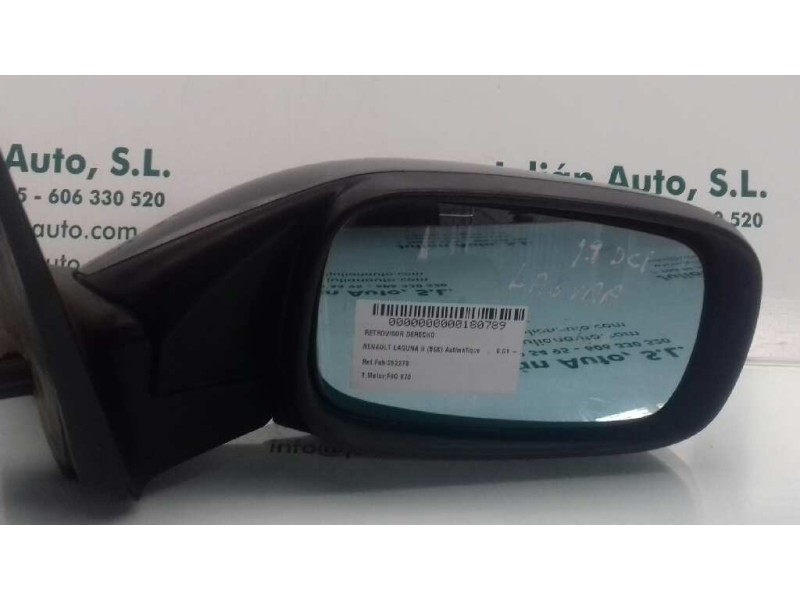 Recambio de retrovisor derecho para renault laguna ii (bg0) authentique referencia OEM IAM 262270  ELECTRICO