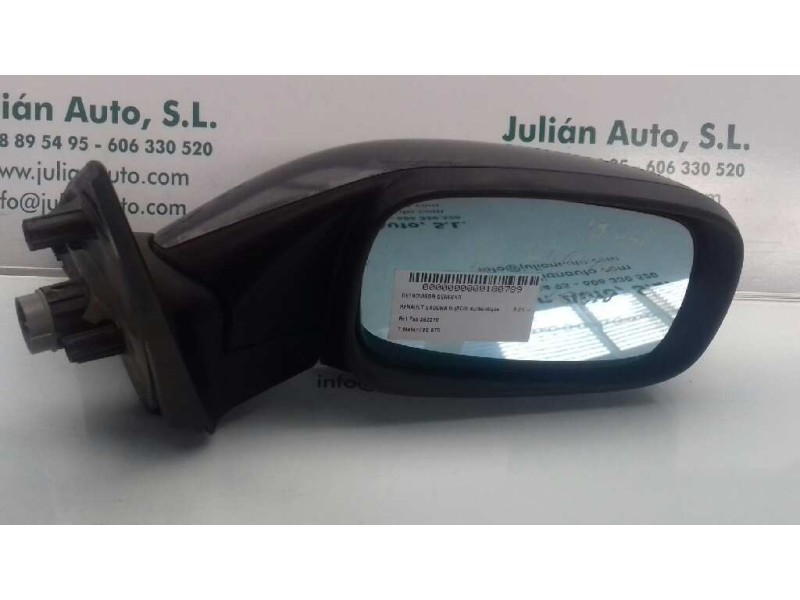 Recambio de retrovisor derecho para renault laguna ii (bg0) authentique referencia OEM IAM 262270  ELECTRICO