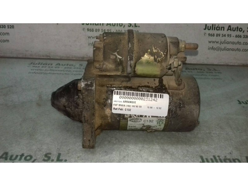 Recambio de motor arranque para fiat brava (182) 16v 80 sx referencia OEM IAM C132 18199 E80E
