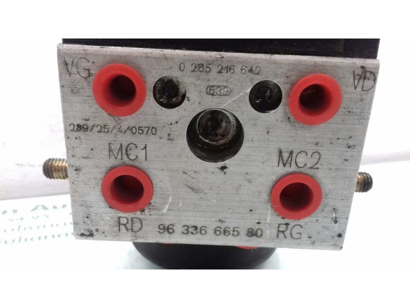 Recambio de abs para citroen xsara picasso 2.0 hdi sx referencia OEM IAM 0265216642 9633666580 0273004353