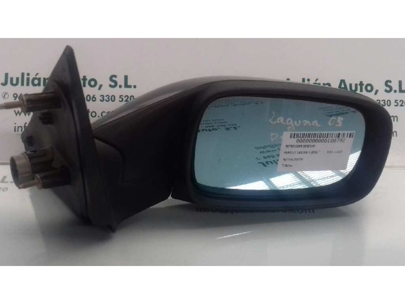 Recambio de retrovisor derecho para renault laguna ii (bg0) referencia OEM IAM 262270  ELECTRICO