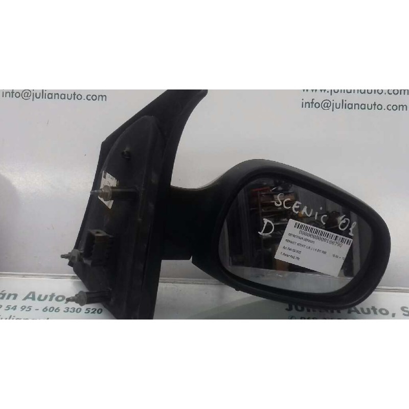 Recambio de retrovisor derecho para renault scenic (ja..) 1.9 dci rxe referencia OEM IAM 201822 7700431543 ELECTRICO