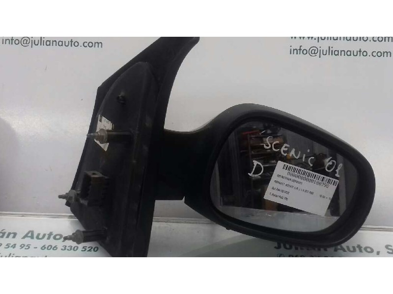 Recambio de retrovisor derecho para renault scenic (ja..) 1.9 dci rxe referencia OEM IAM 201822 7700431543 ELECTRICO