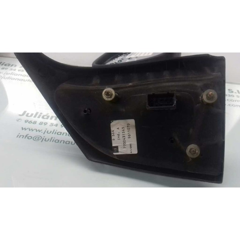 Recambio de retrovisor derecho para renault scenic (ja..) 1.9 dci rxe referencia OEM IAM 201822 7700431543 ELECTRICO