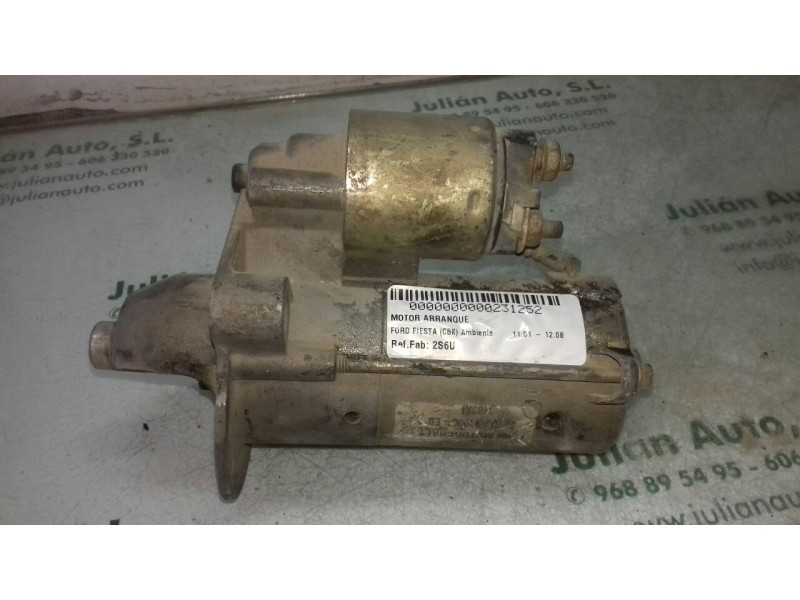 Recambio de motor arranque para ford fiesta (cbk) ambiente referencia OEM IAM 2S6U 11000ED 