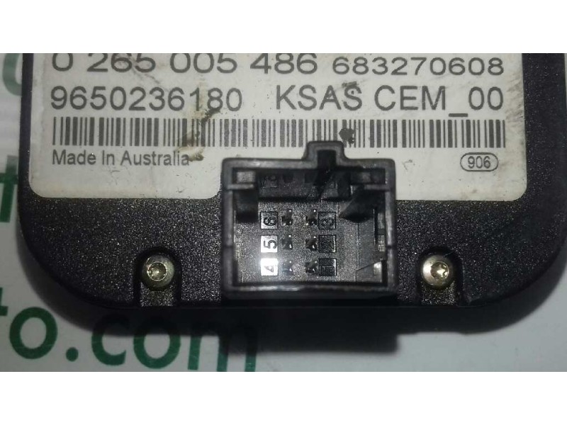 Recambio de centralita motor uce para citroen c4 berlina collection referencia OEM IAM 9661204380 0281012985 KIT - BOSCH