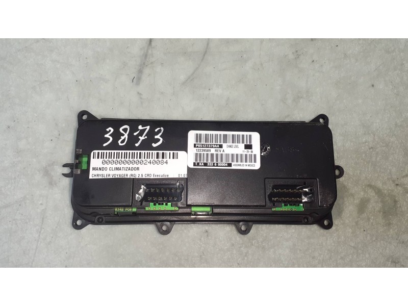 Recambio de mando climatizador para chrysler voyager (rg) 2.5 crd executive referencia OEM IAM P05127379AA  