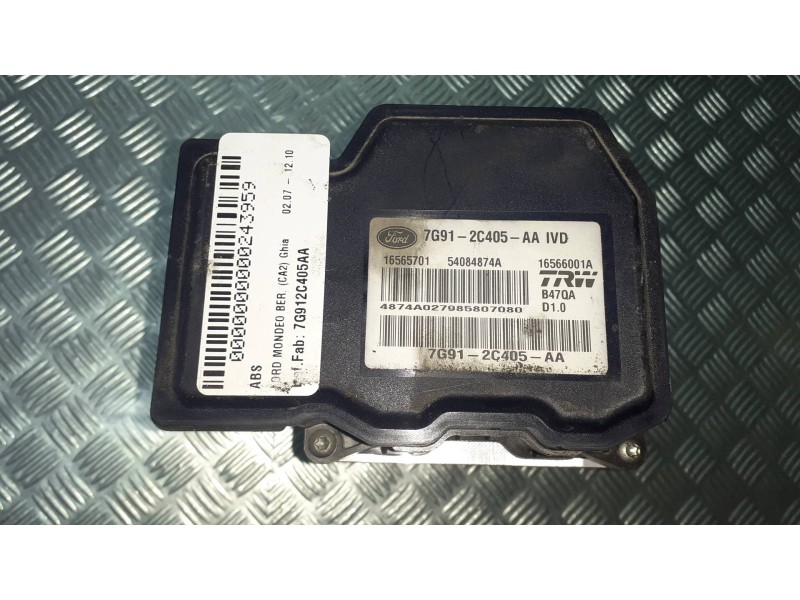 Recambio de abs para ford mondeo ber. (ca2) ghia referencia OEM IAM 7G912C405AA 54084874A GK70808083DEW