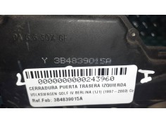 Recambio de cerradura puerta trasera izquierda para volkswagen golf iv berlina (1j1) conceptline 4motion referencia OEM IAM 3B48 2