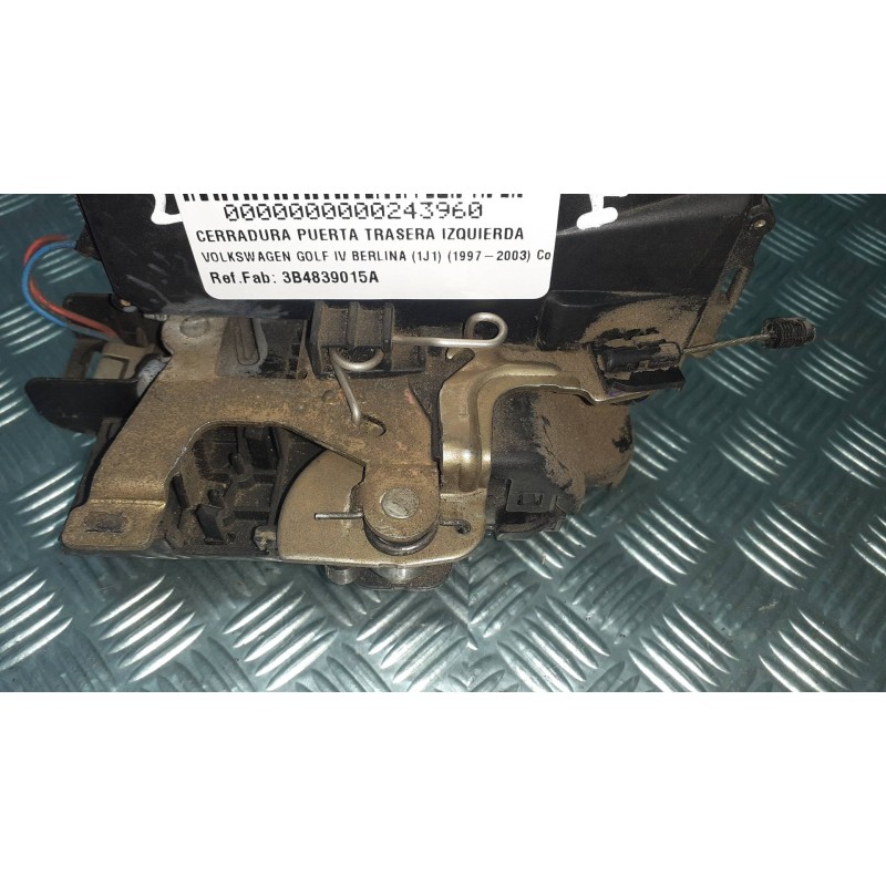 Recambio de cerradura puerta trasera izquierda para volkswagen golf iv berlina (1j1) conceptline 4motion referencia OEM IAM 3B48