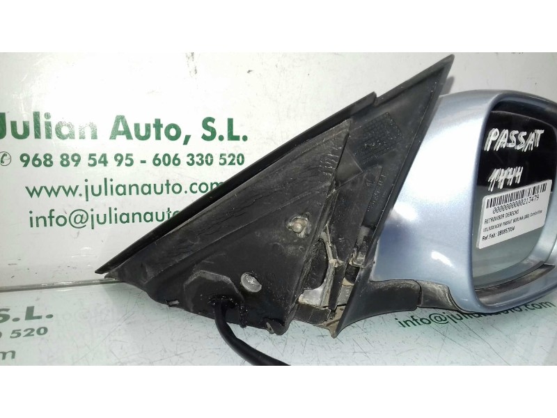 Recambio de retrovisor derecho para volkswagen passat berlina (3b2) comfortline referencia OEM IAM 3B0857934  ELECTRICO