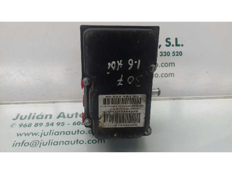 Recambio de abs para peugeot 307 (s1) referencia OEM IAM 0265231508 9661886780 07082314289