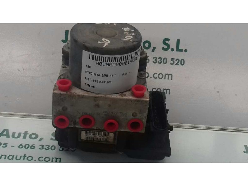 Recambio de abs para citroen c4 berlina referencia OEM IAM 0265231486 9649988280 05122211792