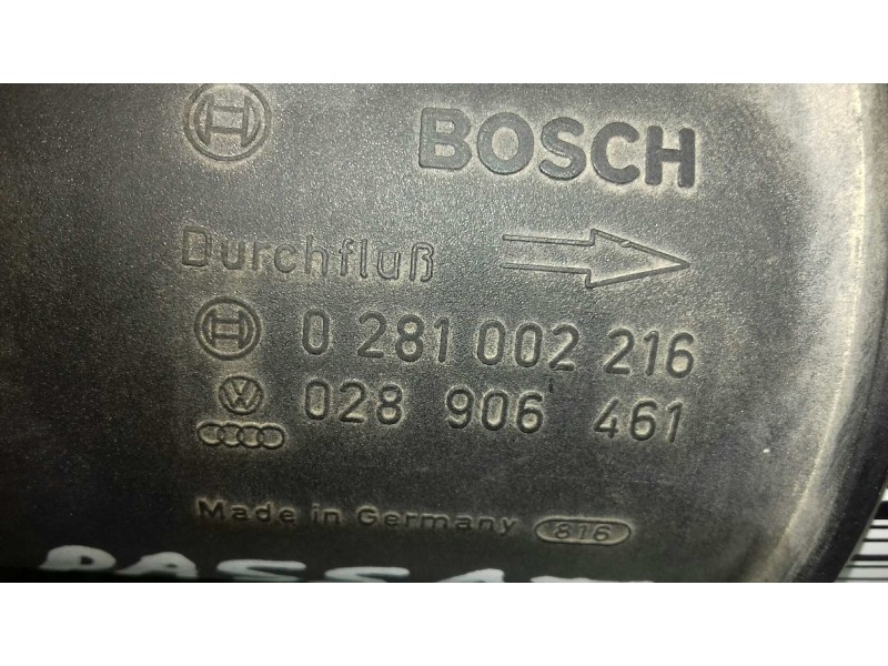 Recambio de caudalimetro para volkswagen passat berlina (3b2) comfortline referencia OEM IAM 028906461 0281002216 BOSCH