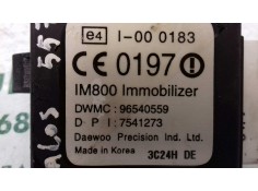 Recambio de centralita inmovilizador para daewoo kalos 1.2 se referencia OEM IAM 96540559 7541273  2