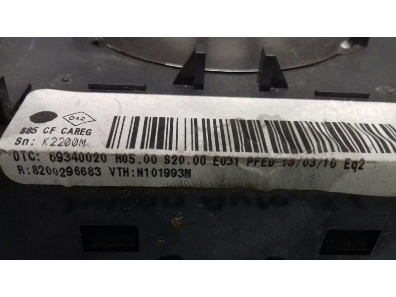 Recambio de mando climatizador para renault clio iii exception 2 referencia OEM IAM 8200296683  VALEO