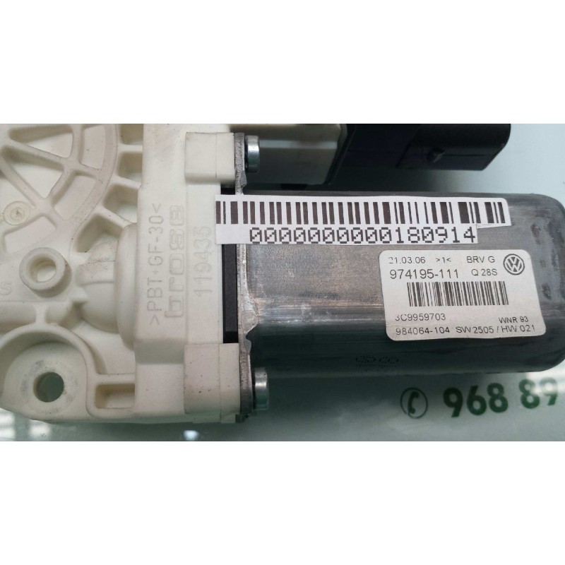 Recambio de motor elevalunas trasero izquierdo para volkswagen passat variant (3c5) advance referencia OEM IAM 1C9959703 9752802