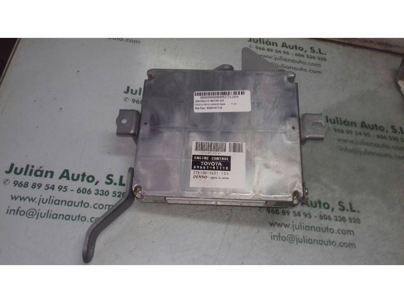 Recambio de centralita motor uce para toyota prius (nhw20) basis referencia OEM IAM 8966147110 2751001631 DENSO