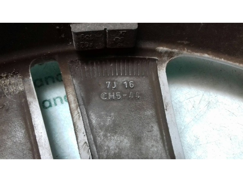 Recambio de llanta para peugeot 308 active referencia OEM IAM 9677989577 7JX16 CH5-44