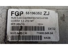 Recambio de centralita motor uce para opel corsa c first referencia OEM IAM 55196352ZJ 7160004904 MAGNETI MARELLI 2