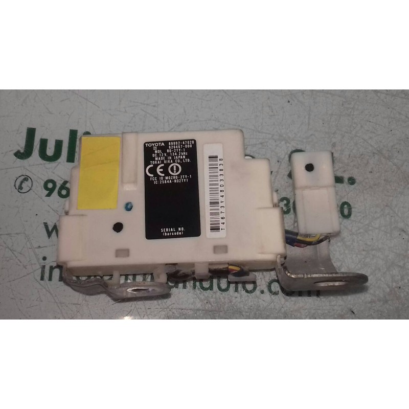 Recambio de modulo electronico para toyota prius (nhw20) basis referencia OEM IAM 8999247020 626467000 