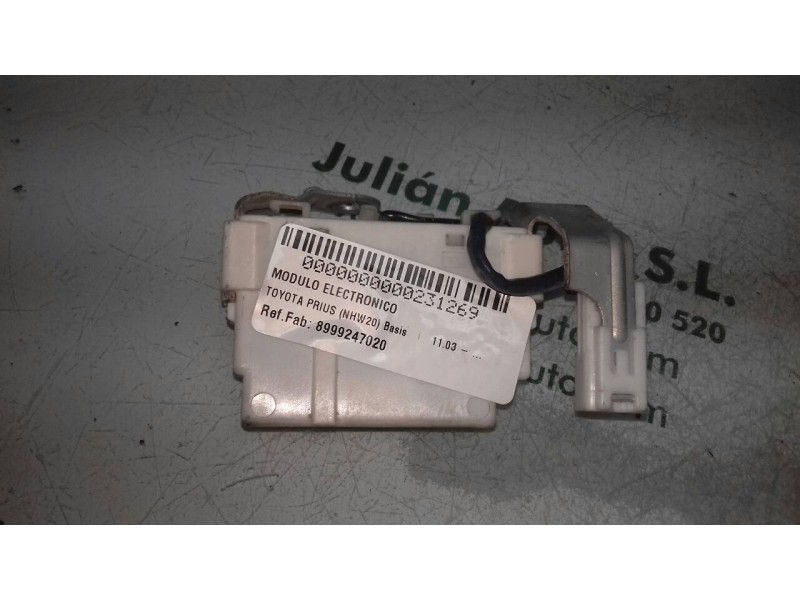 Recambio de modulo electronico para toyota prius (nhw20) basis referencia OEM IAM 8999247020 626467000 