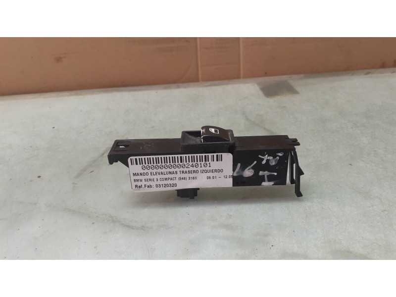 Recambio de mando elevalunas trasero izquierdo para bmw serie 3 compact (e46) 316ti referencia OEM IAM 03120320  