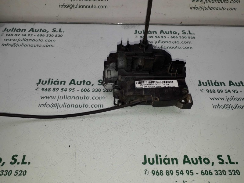 Recambio de cerradura puerta delantera derecha para renault clio iii exception 2 referencia OEM IAM 300125F  4 PINES