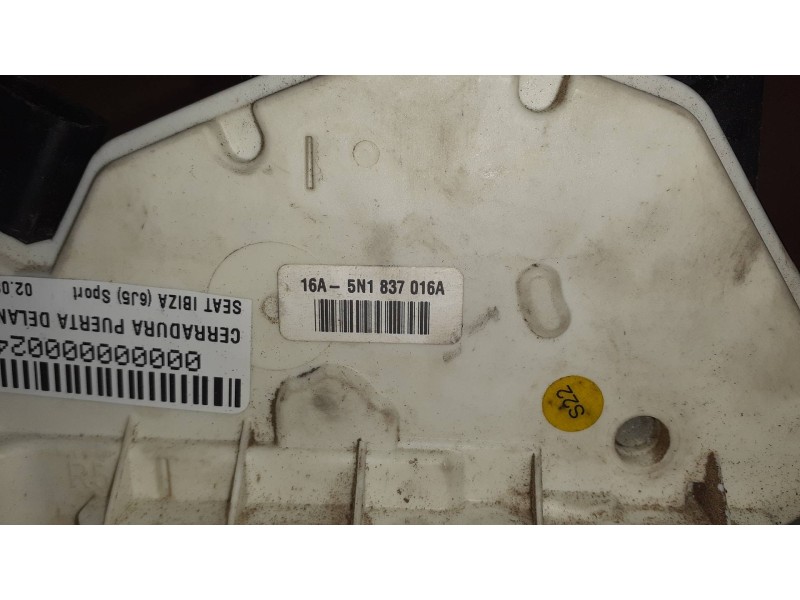 Recambio de cerradura puerta delantera derecha para seat ibiza (6j5) sport referencia OEM IAM 5N1837016A  