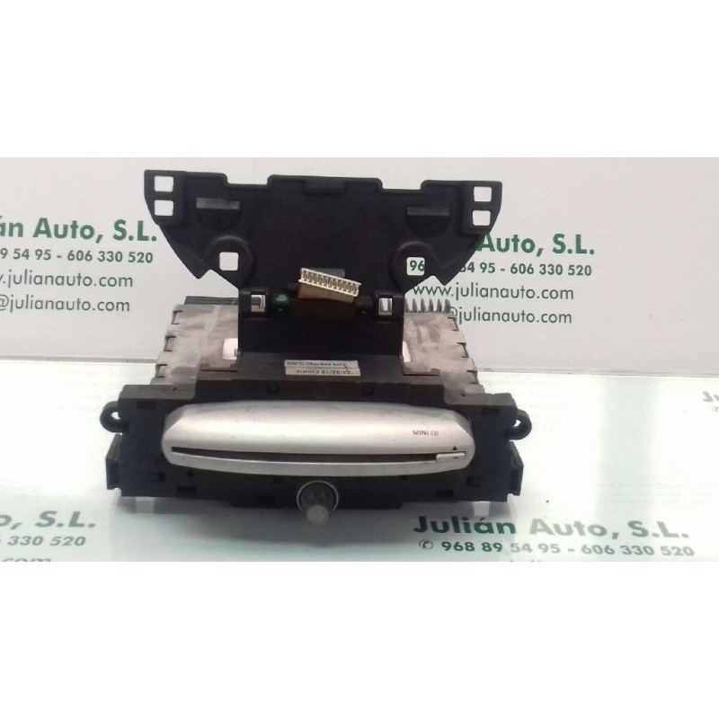 Recambio de sistema audio / radio cd para bmw mini (r56) one referencia OEM IAM RG26338450 3455681 