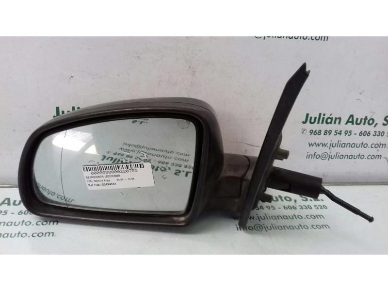 Recambio de retrovisor izquierdo para opel meriva enjoy referencia OEM IAM 93494561  MANUAL