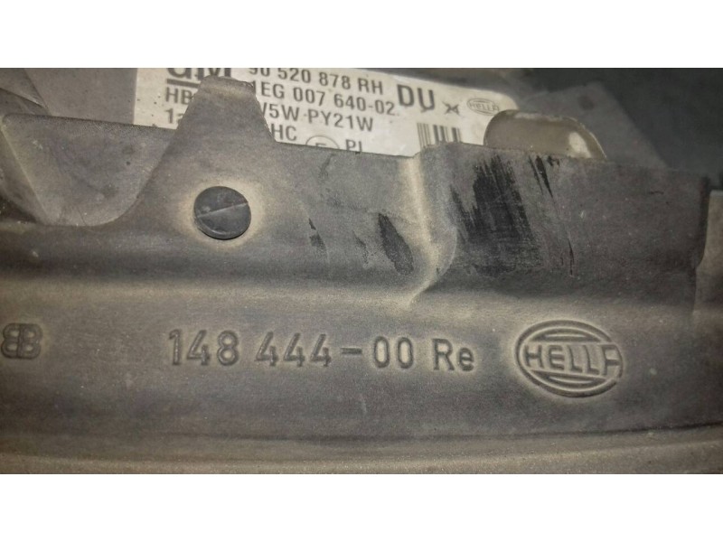 Recambio de faro derecho para opel astra g berlina club referencia OEM IAM 90520878RH 14844400 