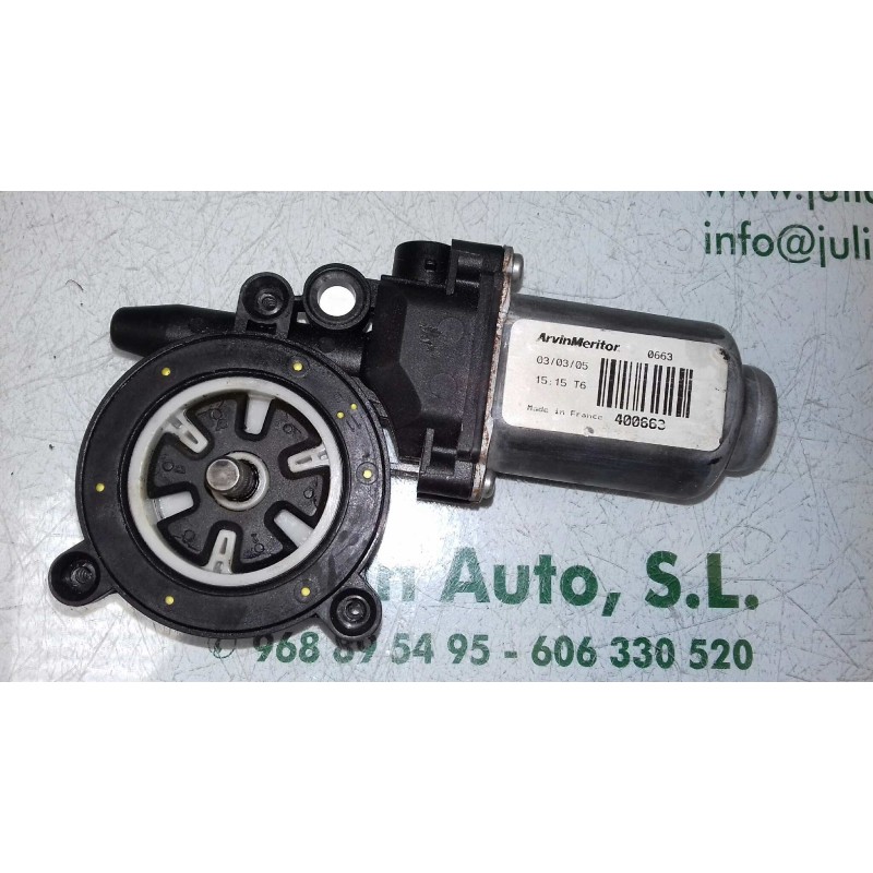 Recambio de motor elevalunas delantero izquierdo para renault kangoo (f/kc0) authentique referencia OEM IAM 400663  