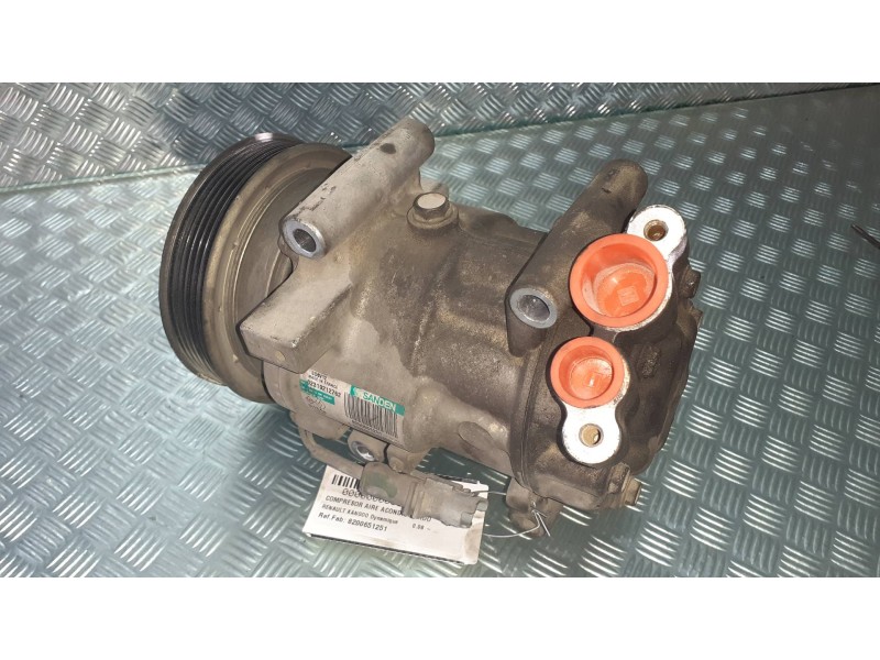 Recambio de compresor aire acondicionado para renault kangoo dynamique referencia OEM IAM 8200651251 SD6VDAF SANDEN