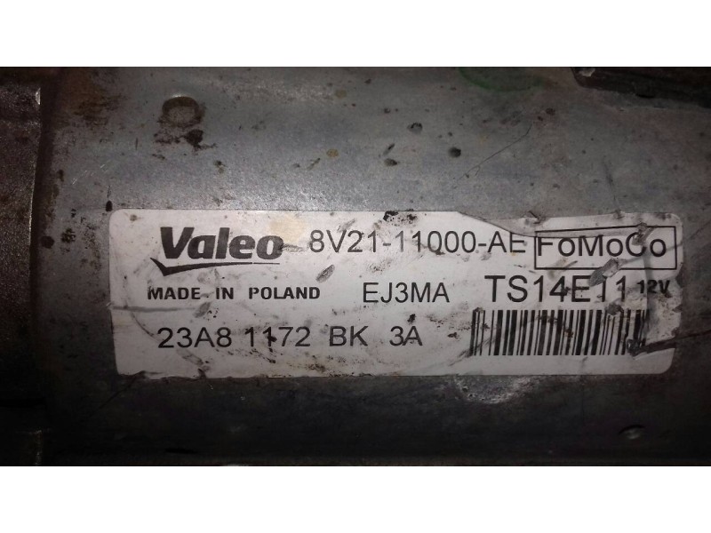 Recambio de motor arranque para ford transit courier combi ambiente referencia OEM IAM TS14E11 8V2111000AE VALEO