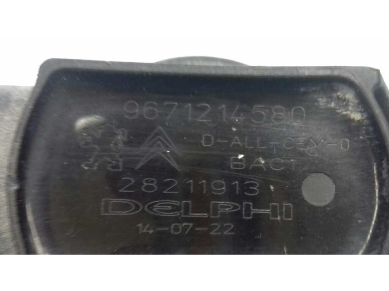 Recambio de bobina encendido para citroen c3 attraction referencia OEM IAM 9671214580 28211913 DELPHI