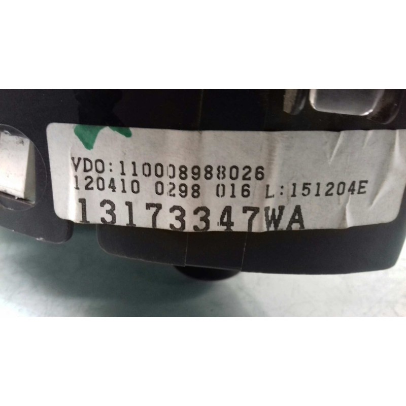 Recambio de cuadro instrumentos para opel combo (corsa c) familiar referencia OEM IAM 13173347WA 110008988026 VDO