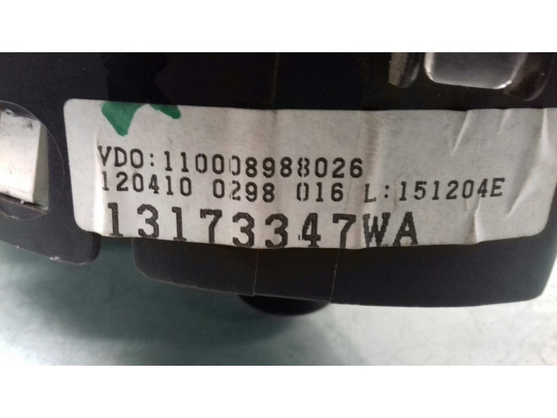 Recambio de cuadro instrumentos para opel combo (corsa c) familiar referencia OEM IAM 13173347WA 110008988026 VDO