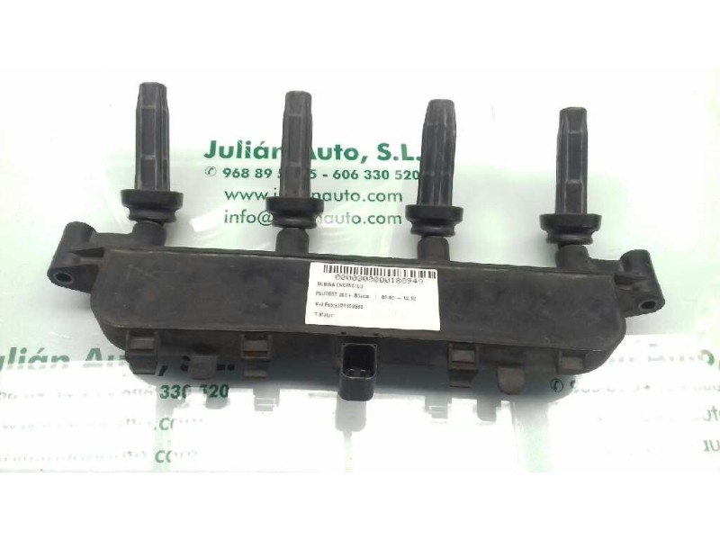 Recambio de bobina encendido para peugeot 206+ básico referencia OEM IAM 9628158580   Recambio de bobina encendido para peugeot 206+ básico referencia OEM IAM 9628158580