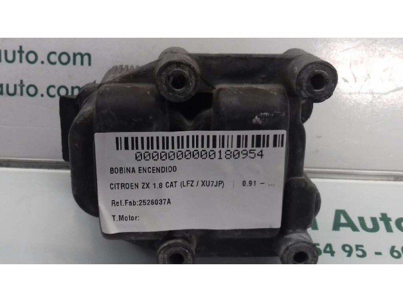 Recambio de bobina encendido para citroen zx 1.8 cat (lfz / xu7jp) referencia OEM IAM 2526037A  VALEO