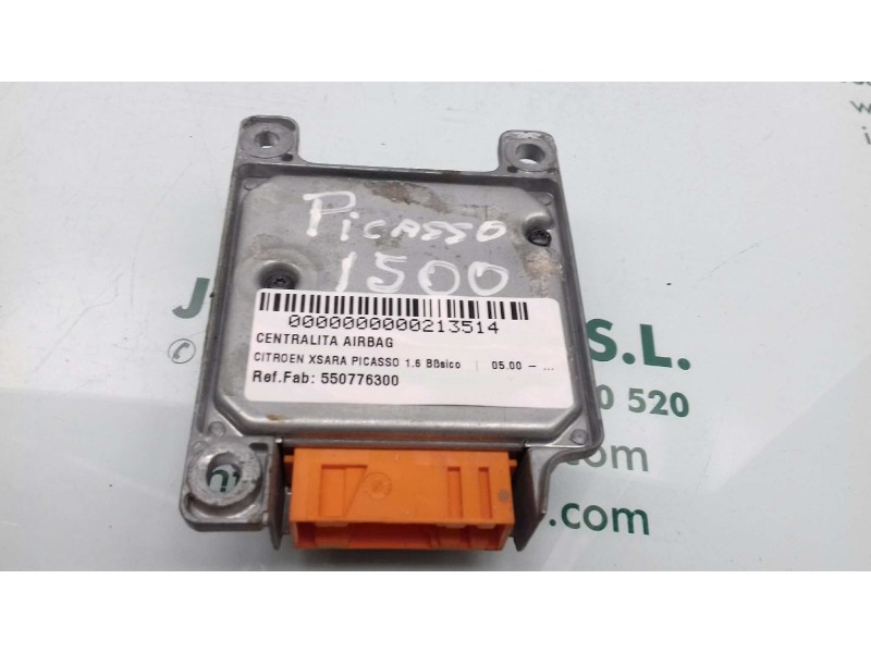 Recambio de centralita airbag para citroen xsara picasso 1.6 básico referencia OEM IAM 550776300 9632167780 AUTOLIV