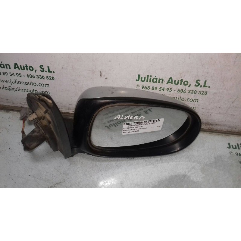 Recambio de retrovisor derecho para nissan almera (n16/e) comfort referencia OEM IAM 3003388  ELECTRICO