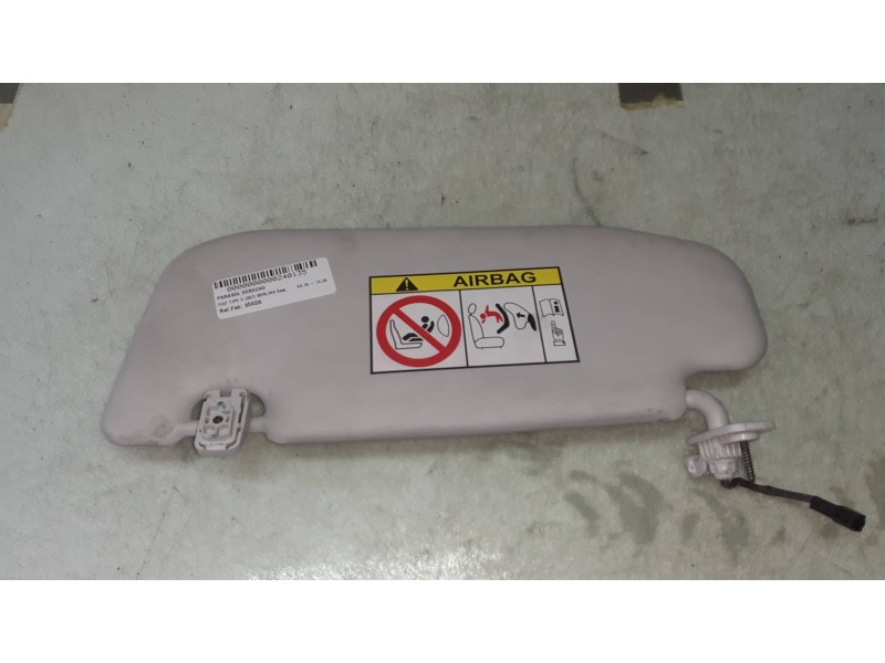 Recambio de parasol derecho para fiat tipo ii (357) berlina easy referencia OEM IAM 356DX  