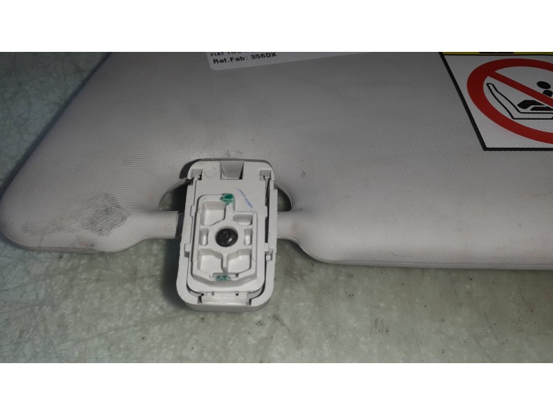 Recambio de parasol derecho para fiat tipo ii (357) berlina easy referencia OEM IAM 356DX  