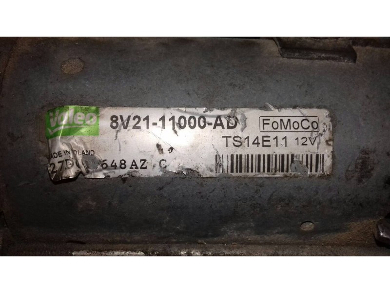 Recambio de motor arranque para ford fiesta (cb1) titanium referencia OEM IAM TS14E11 8V2111000AD VALEO