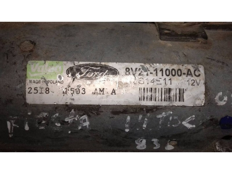 Recambio de motor arranque para ford fiesta (cb1) ambiente referencia OEM IAM TS14E11 8V2111000AC VALEO