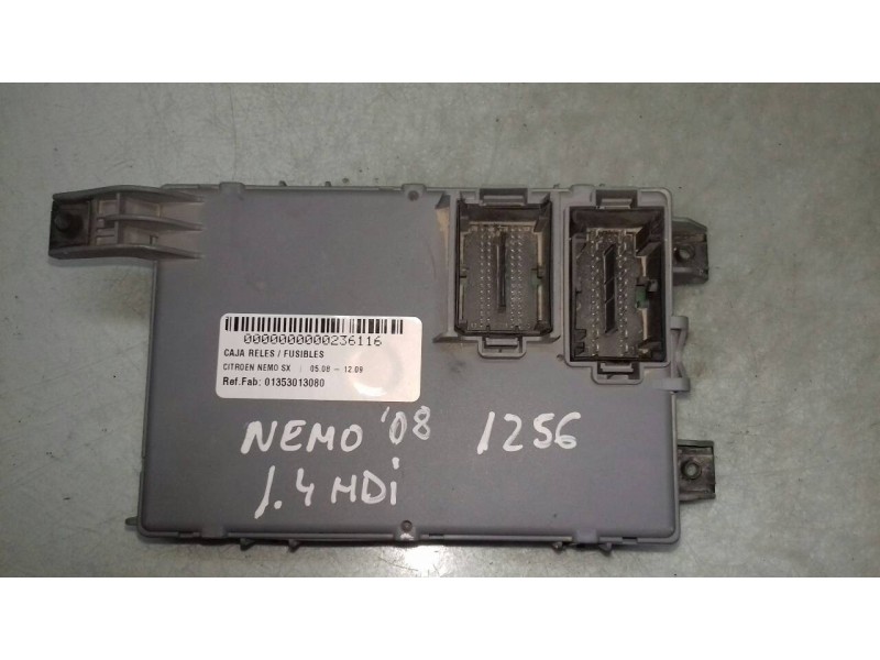 Recambio de caja reles / fusibles para citroen nemo sx referencia OEM IAM 01353013080 F12 125 116RI000674